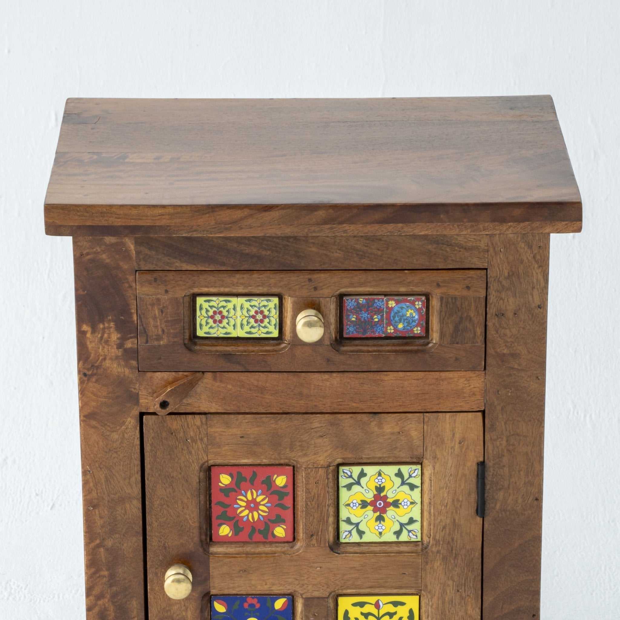 SHESTILE BEDSIDE TABLE TILE FTD - Art and craft furniture