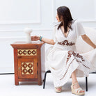 SHESTILE NIGHTSTAND TABLE - Art and craft furniture