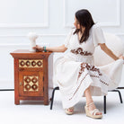 SHESTILE NIGHTSTAND TABLE - Art and craft furniture