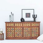 SHESTILE WOODEN FOUR DOOR SIDEBOARD - Art and craft furniture