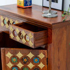 SHESTILE WOODEN TWO DOOR SIDEBOARD - Art and craft furniture