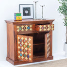 SHESTILE WOODEN TWO DOOR SIDEBOARD - Art and craft furniture