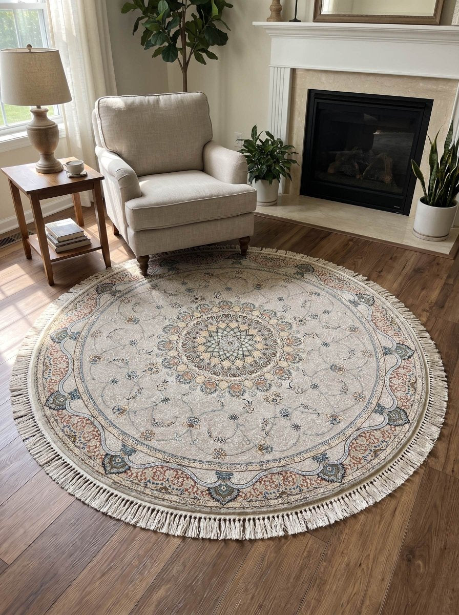 Shirin Cream Carpet - Art and craft furniture