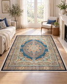 Shirin Qom Blue Carpet - Art and craft furniture
