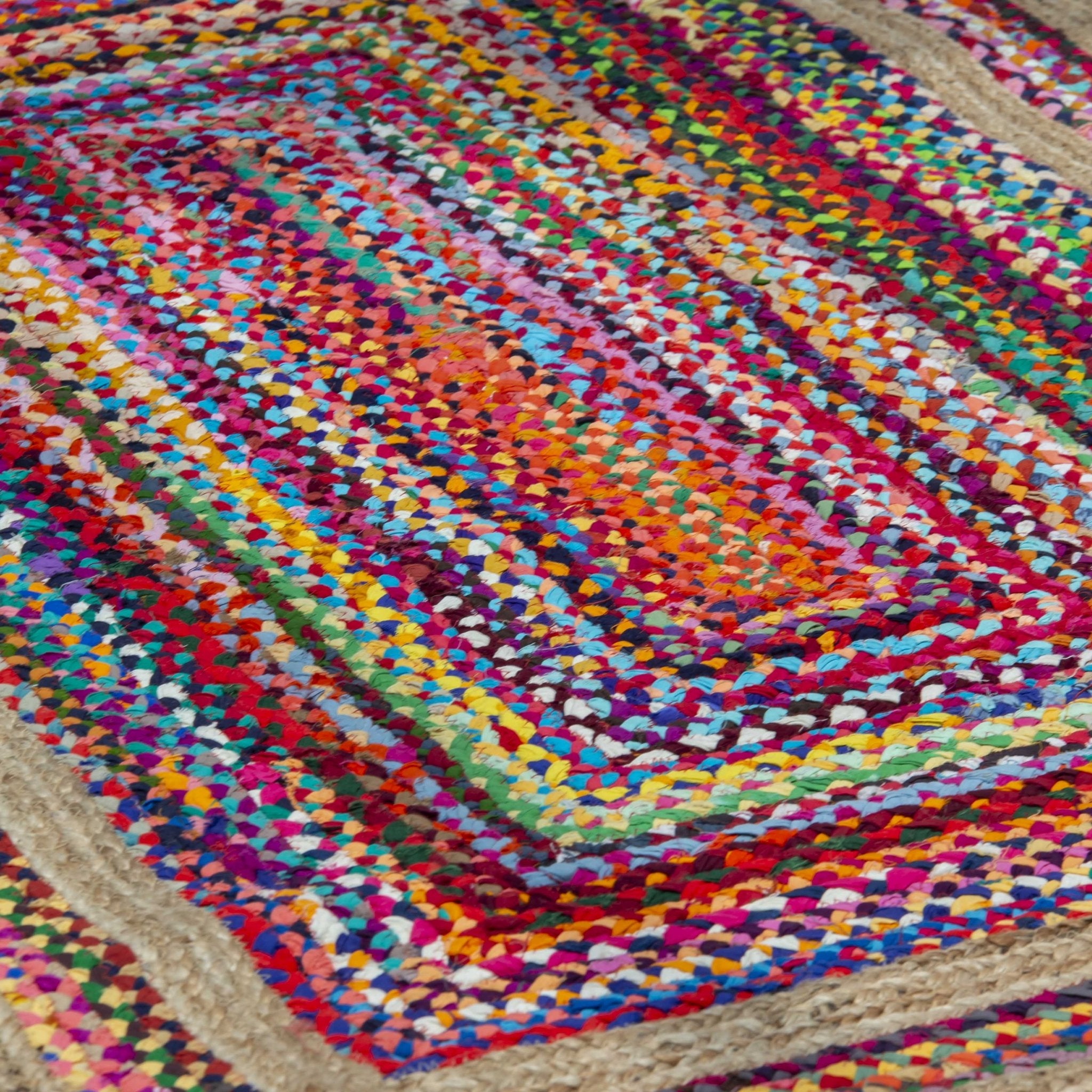 SIERRA JUTE AND CHINDI HANDMADE RUG - Art and craft furniture