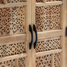 SIERRA WOODEN CARVING CABINET - Art and craft furniture