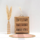 SIERRA WOODEN CARVING DRAWCHEST - Art and craft furniture