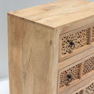 SIERRA WOODEN CARVING DRAWCHEST - Art and craft furniture