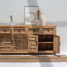 SIERRA WOODEN FOUR DOOR SIDEBOARD - Art and craft furniture