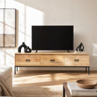Skyline Three Drawer TV Stand - Art and craft furniture