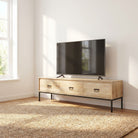 Skyline Three Drawer TV Stand - Art and craft furniture