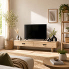 Skyline Wooden TV Stand - Art and craft furniture