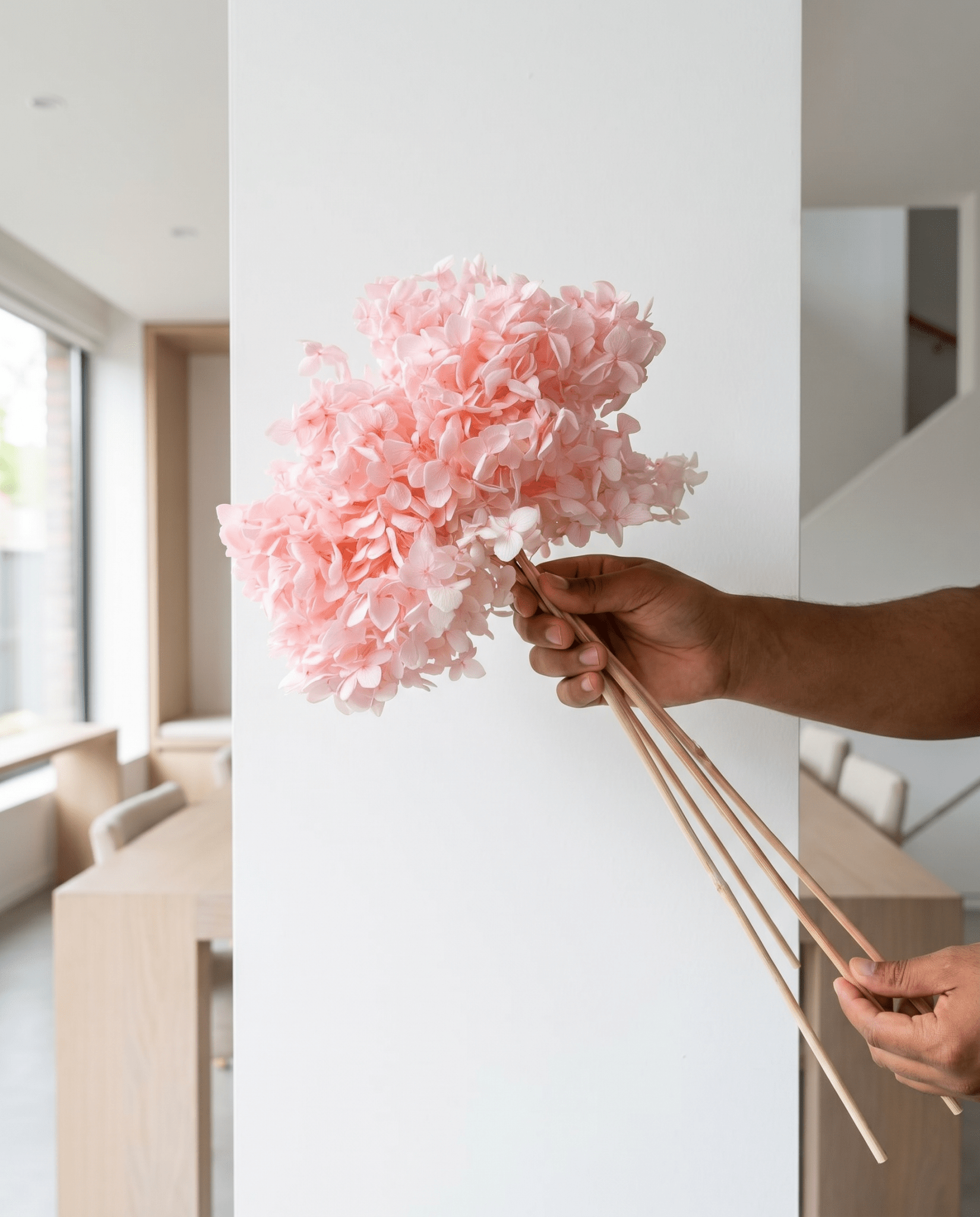 Soft Pink Blossom Branch - Art and craft furniture