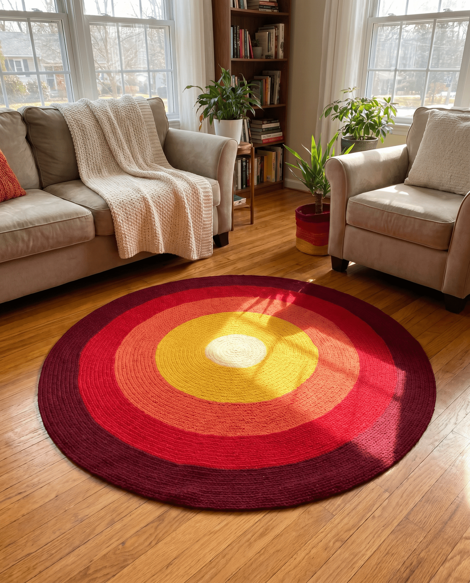 Solstice Handmade Cotton Rug - Art and craft furniture