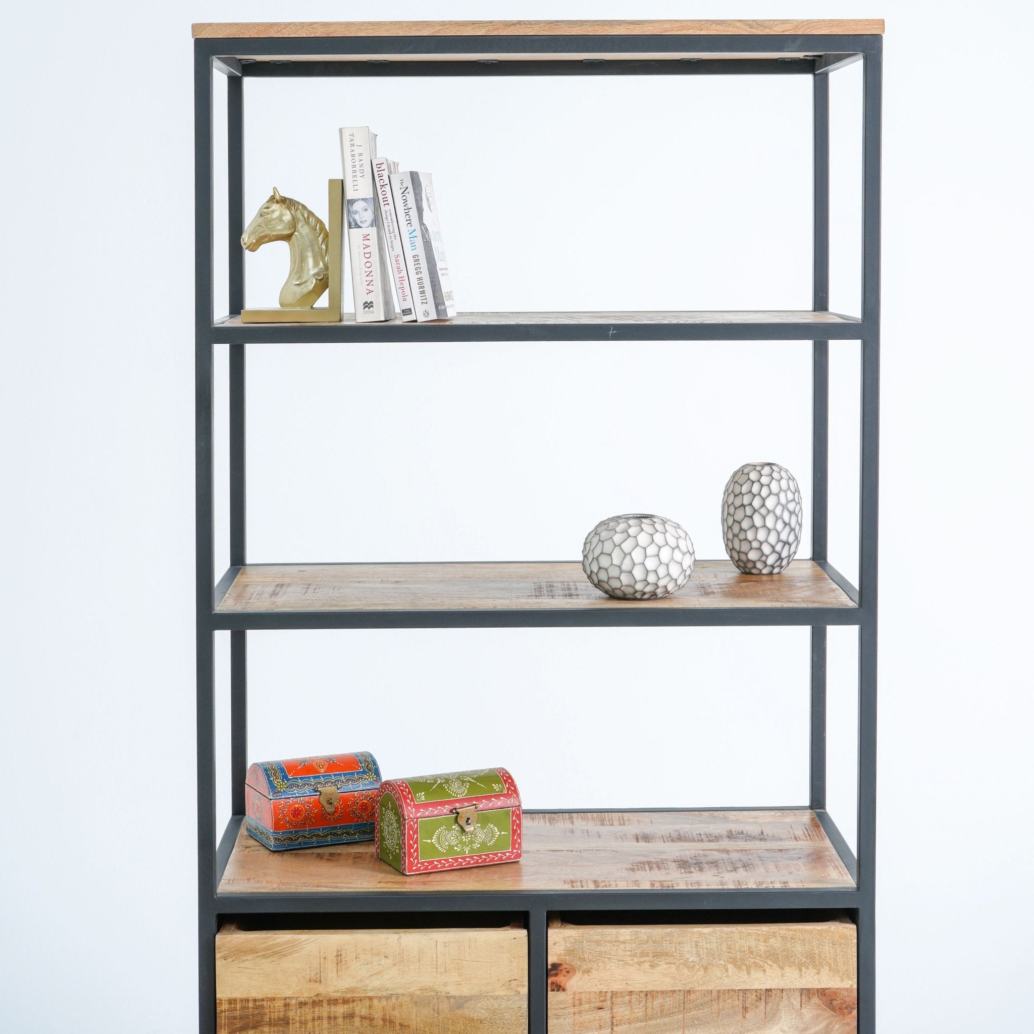 STEELWOOD SIX-DRAWER BOOKSHELF - Art and craft furniture