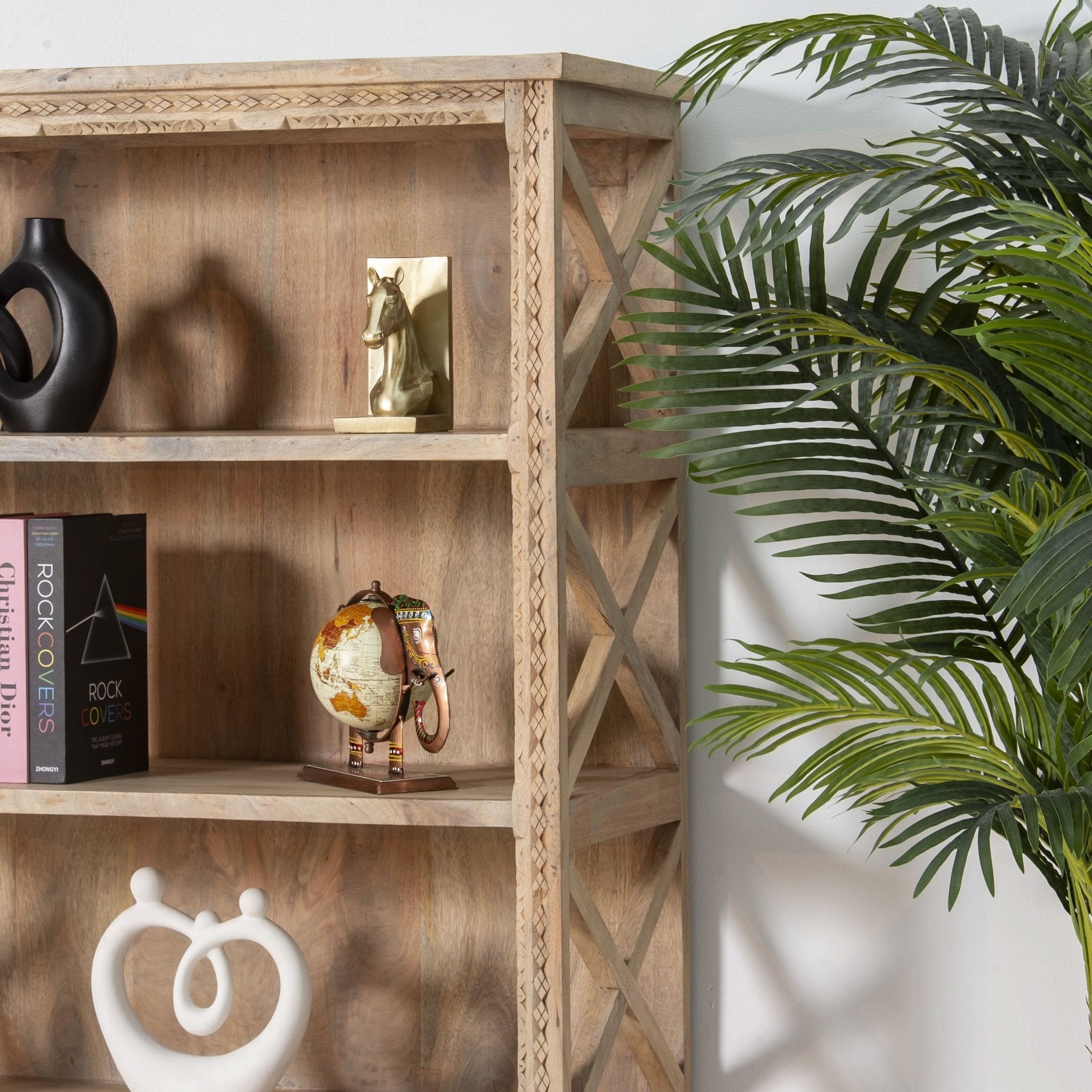 STOCKHOLM WOODEN BOOKSHELF - Art and craft furniture