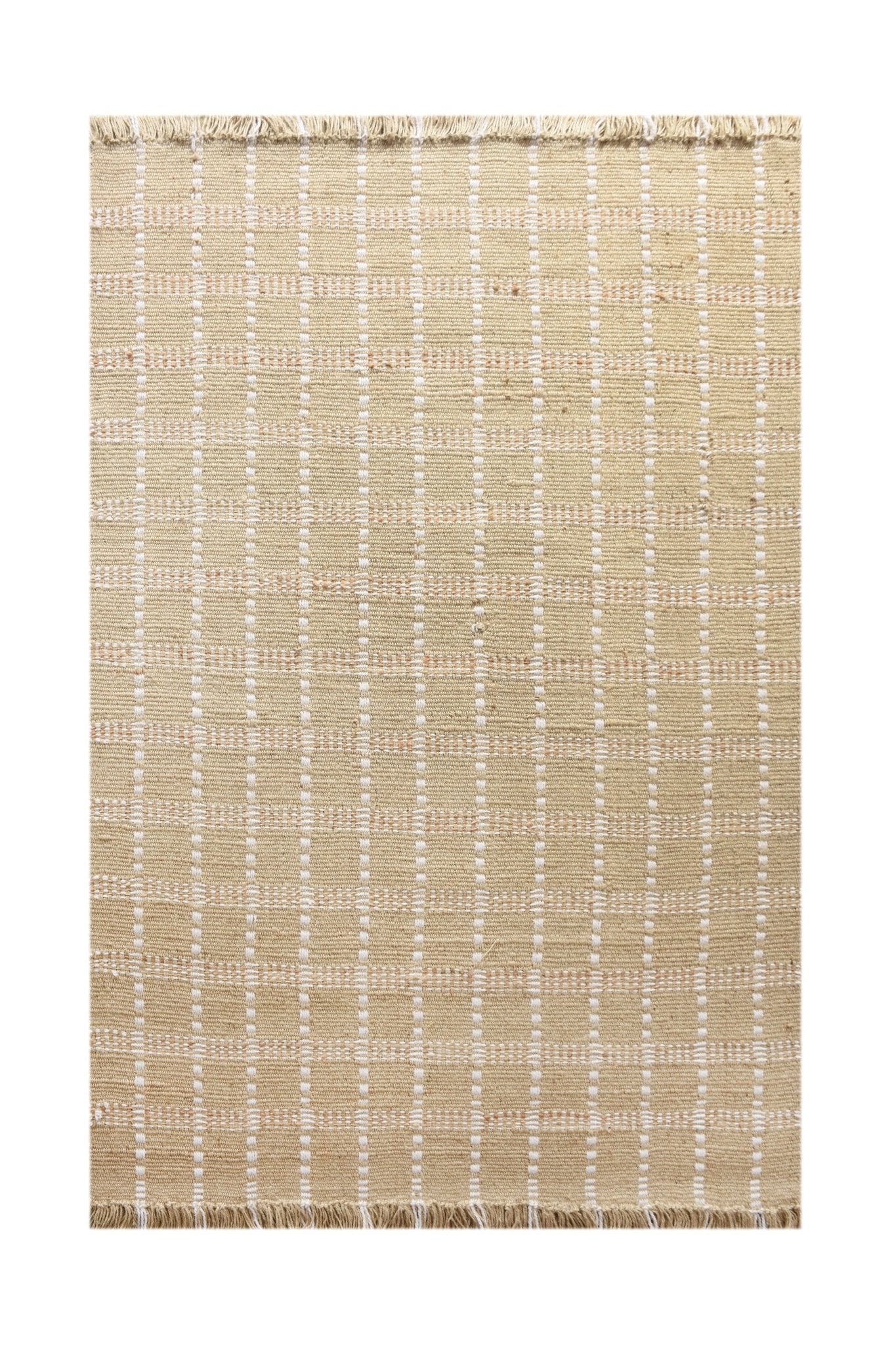 TAVIRA HAND WOVEN JUTE & WOOL CARPET - Art and craft furniture