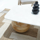TERRALUXE MARBLE COFFEE TABLE - Art and craft furniture