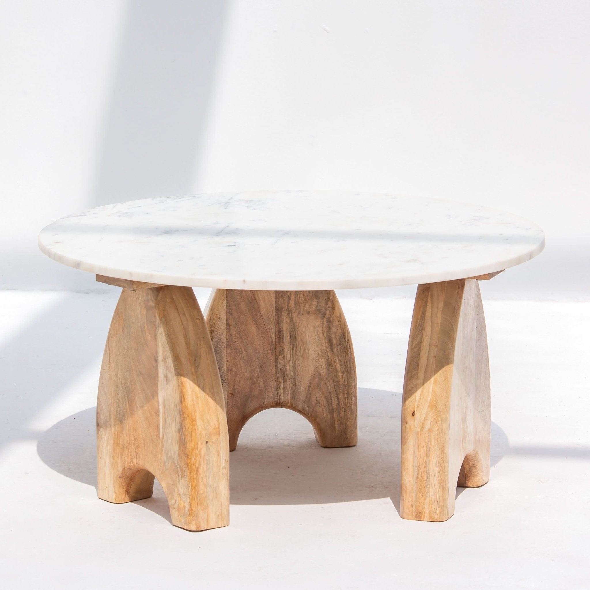 TERRALUXE MARBLE COFFEE TABLE - Art and craft furniture