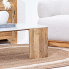 TERRALUXE MARBLE COFFEE TABLE - Art and craft furniture