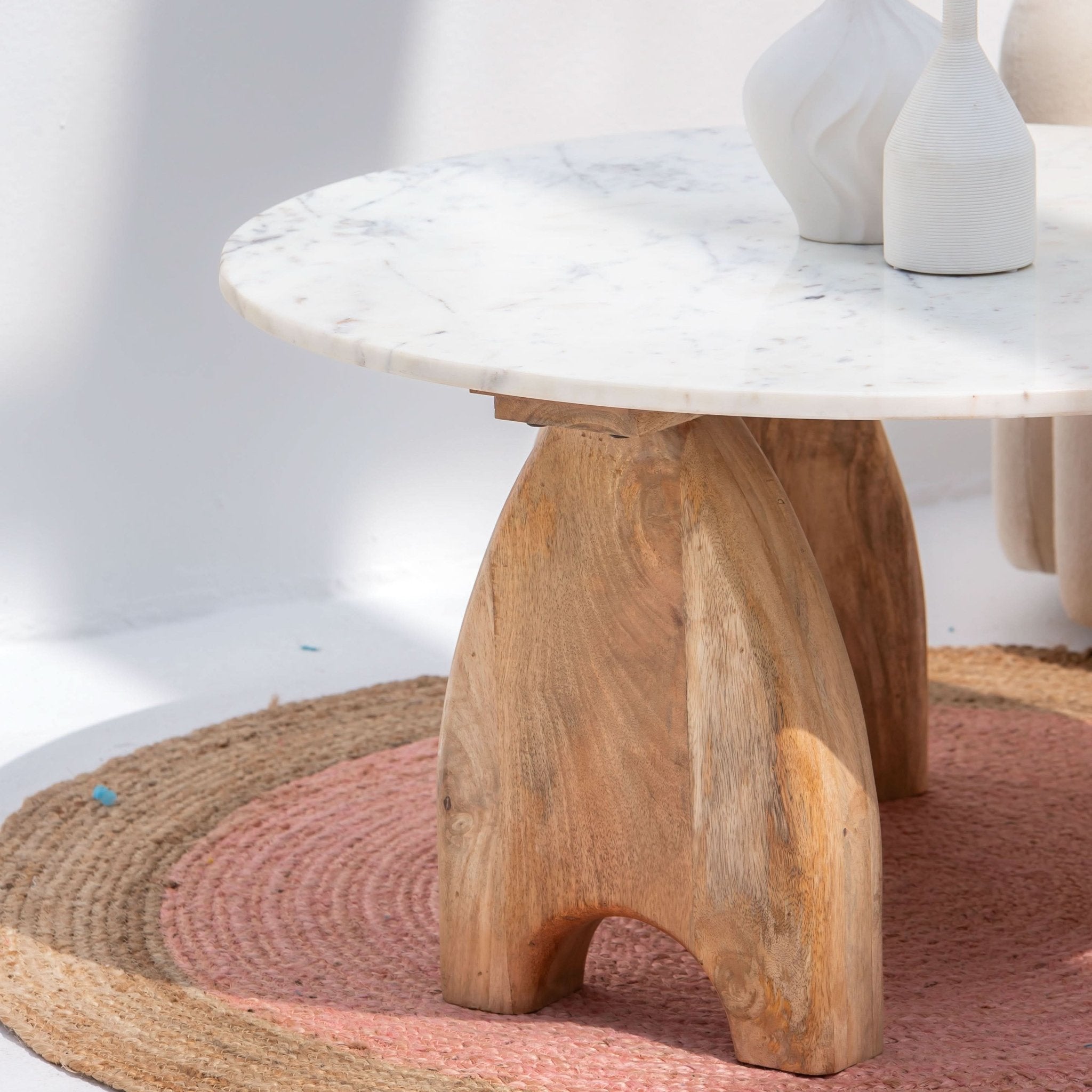 TERRALUXE MARBLE COFFEE TABLE - Art and craft furniture