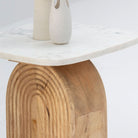 TERRALUXE MARBLE SIDE TABLE - Art and craft furniture