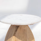TERRALUXE MARBLE SIDE TABLE - Art and craft furniture