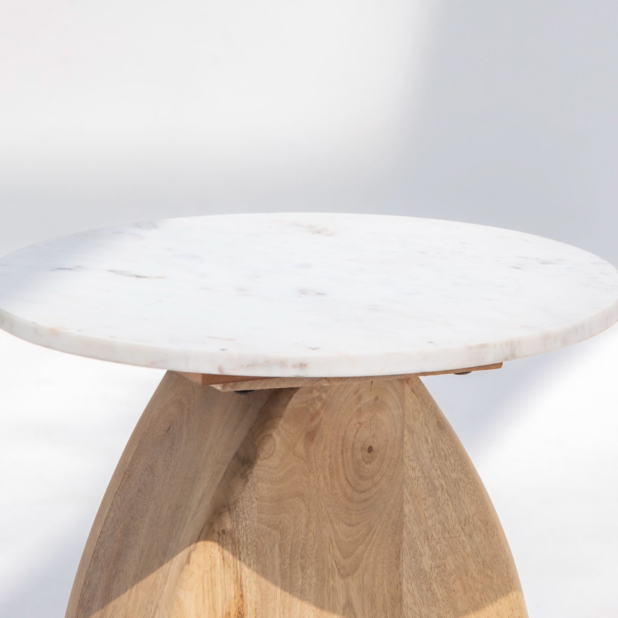 TERRALUXE MARBLE SIDE TABLE - Art and craft furniture