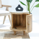 TERRALUXE MARBLE SIDE TABLE - Art and craft furniture