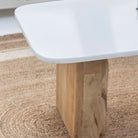 TERRALUXE MARBLE TOP COFFEE TABLE - Art and craft furniture