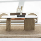 TERRALUXE MARBLE TOP COFFEE TABLE - Art and craft furniture