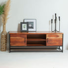 THE ARTISAN ACACIA WOOD TV STAND - Art and craft furniture