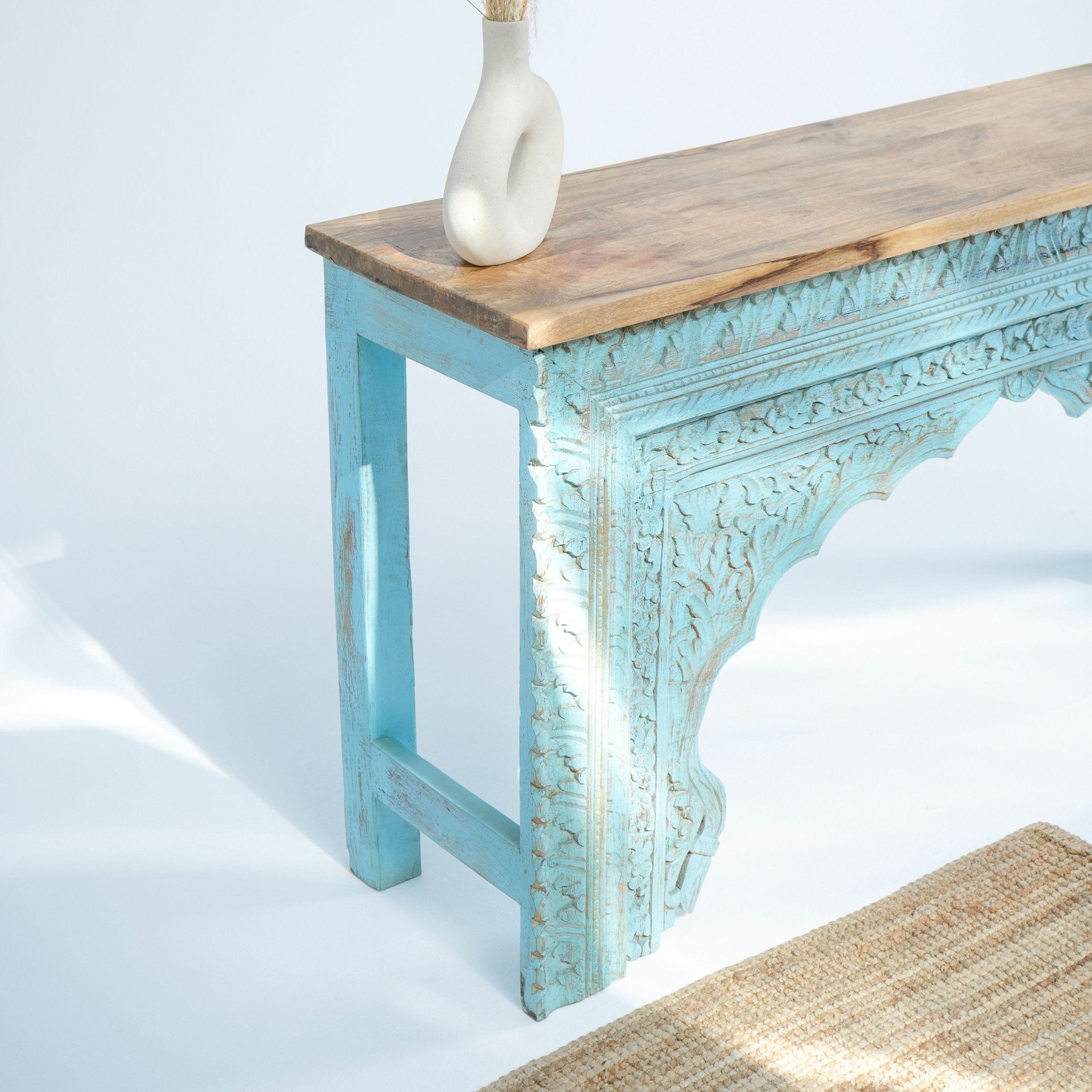 The Heritage Maple Console table - Art and craft furniture