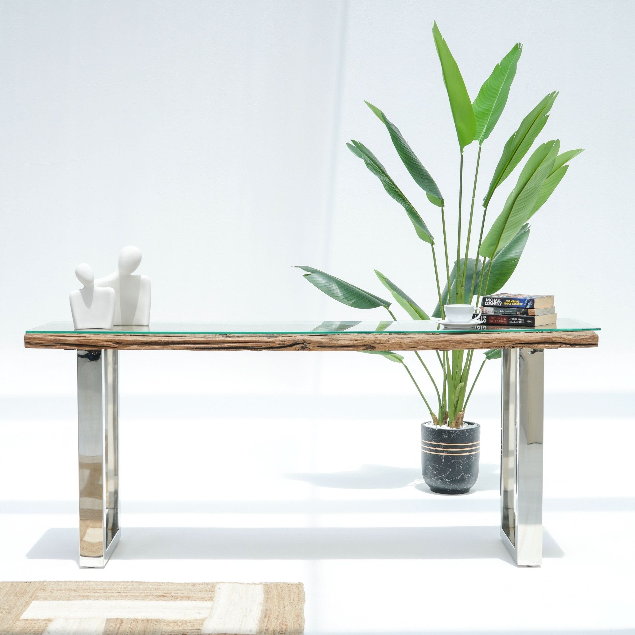 The Indian Heritage Railways Console Table - Art and craft furniture