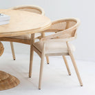 THE RATTAN ELEGANCE CANE CHAIR - Art and craft furniture