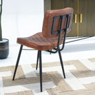 THE SOVEREIGN LEATHER CHAIR - Art and craft furniture