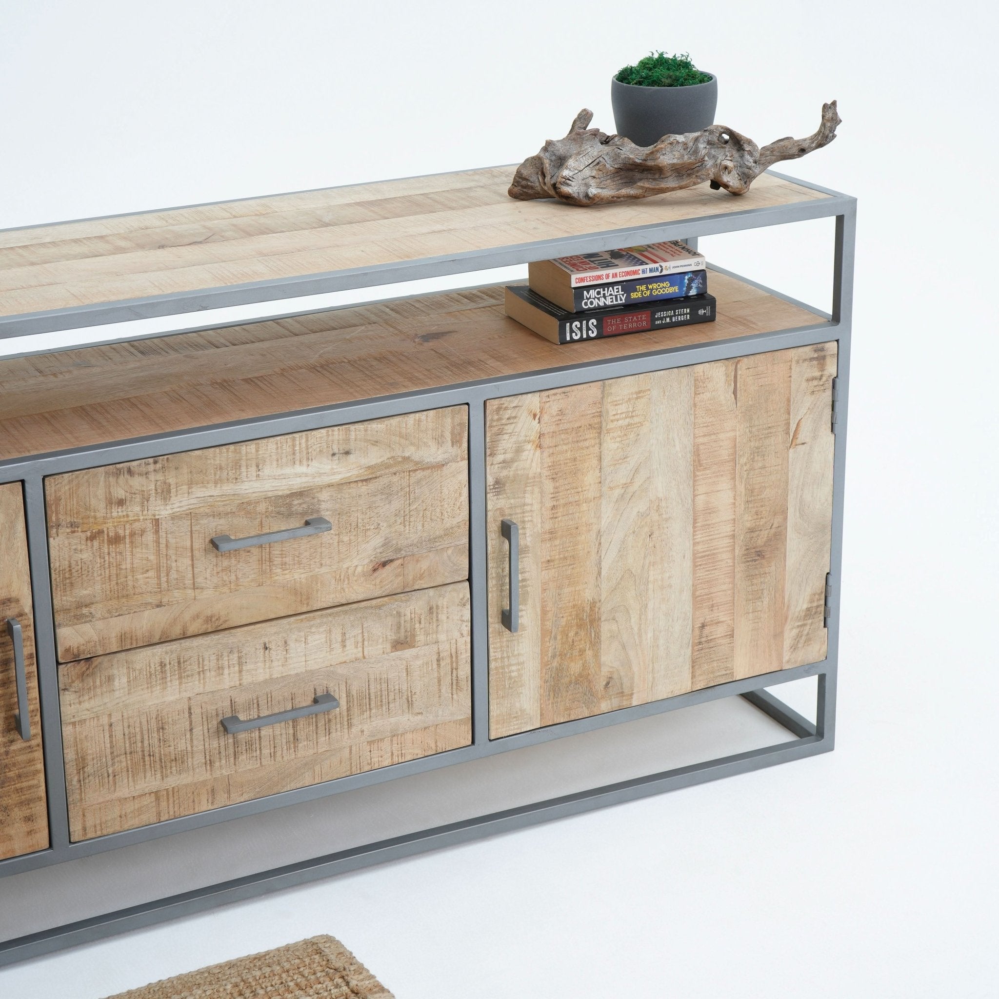 THE WINTON TWO DOOR TWO DRAWER SIDEBOARD - Art and craft furniture
