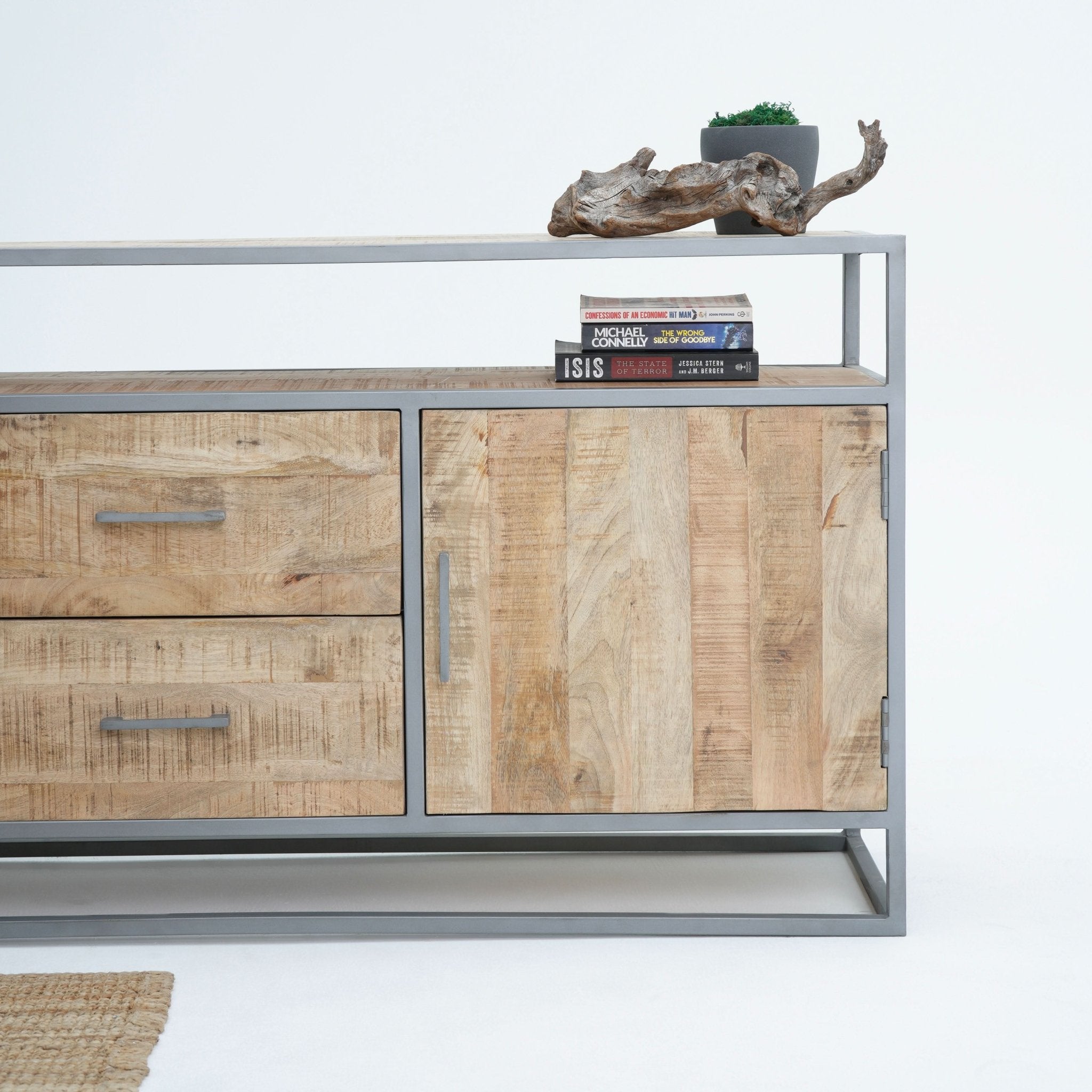 THE WINTON TWO DOOR TWO DRAWER SIDEBOARD - Art and craft furniture