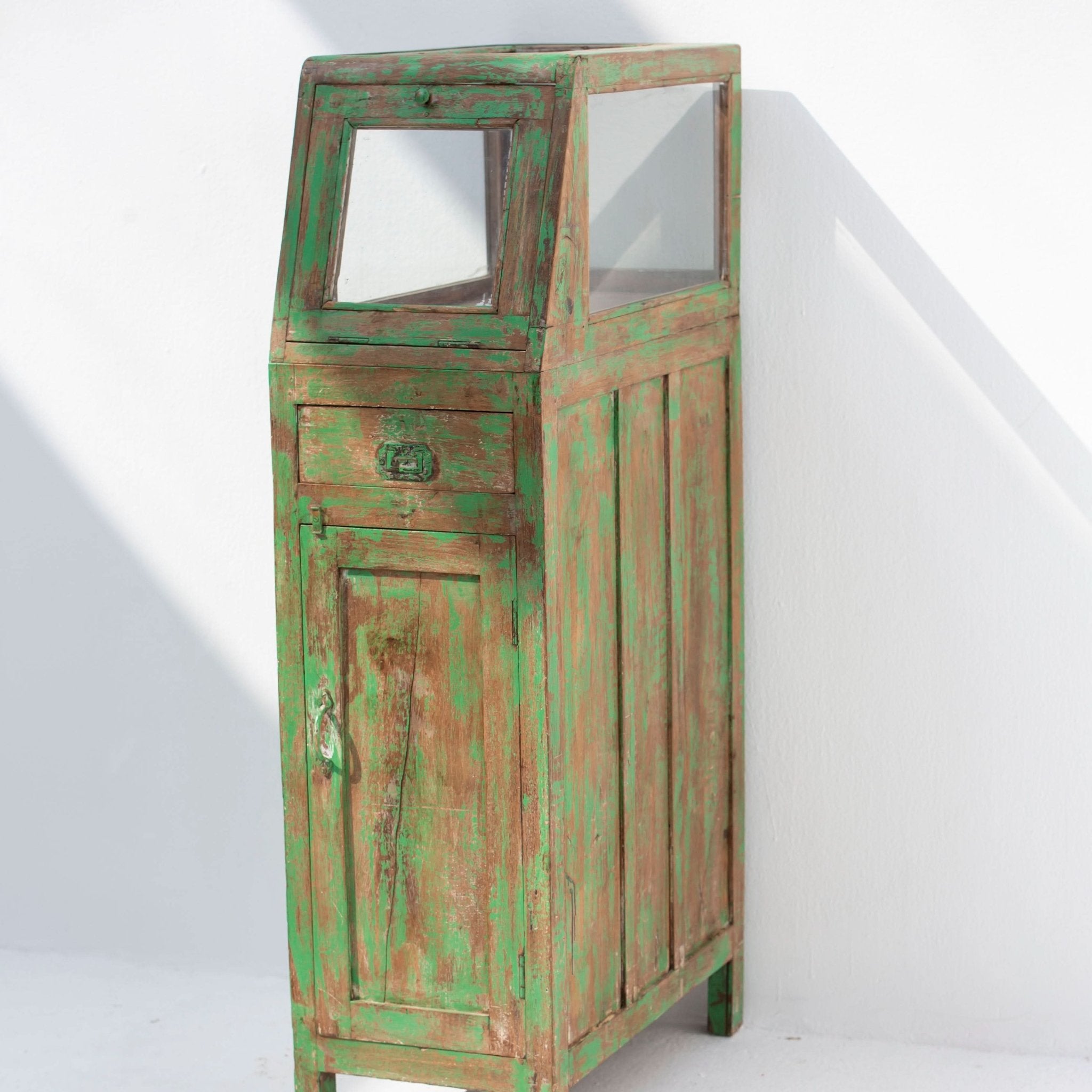 Timeless Slip Storage Antique Cabinet - Art and craft furniture
