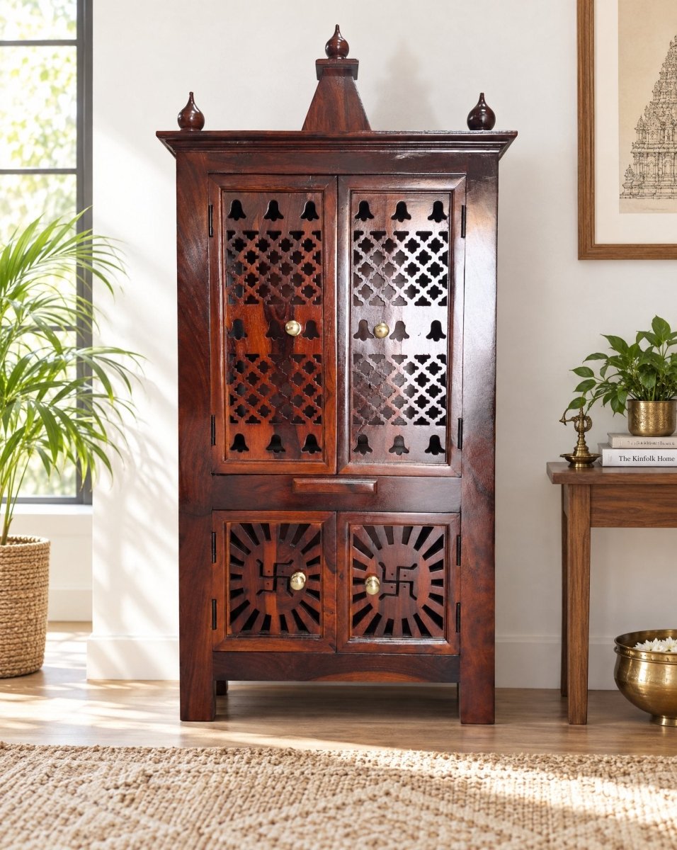 Traditional Sheesam Wood Home Temple - Art and craft furniture