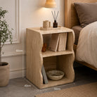 Travertine Beige Marble side table - Art and craft furniture
