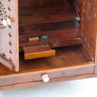 TWO DOOR ONE DRAWER WOODEN TEMPLE - Art and craft furniture