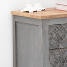 UDISHA CARVING DRAWCHEST - Art and craft furniture