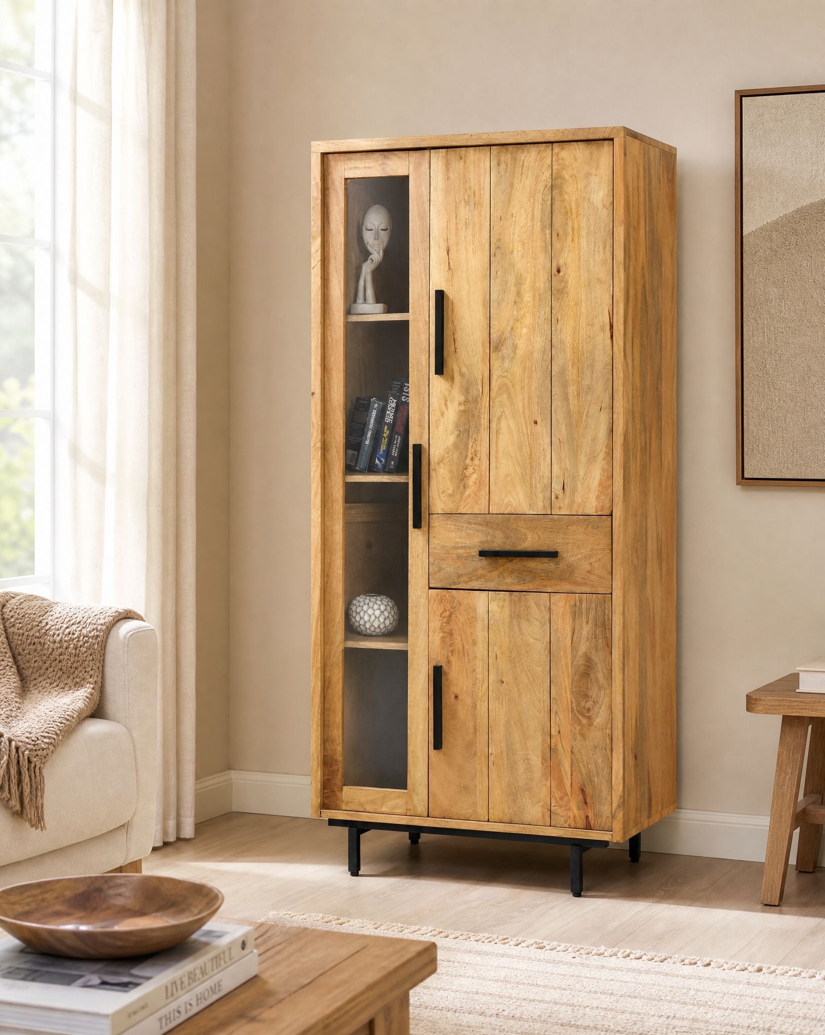 Urbanix Wooden Cabinet - Art and craft furniture