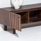 VALENCIA-BROWN FOUR DOOR TV STAND - Art and craft furniture