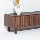 VALENCIA-BROWN FOUR DOOR TV STAND - Art and craft furniture