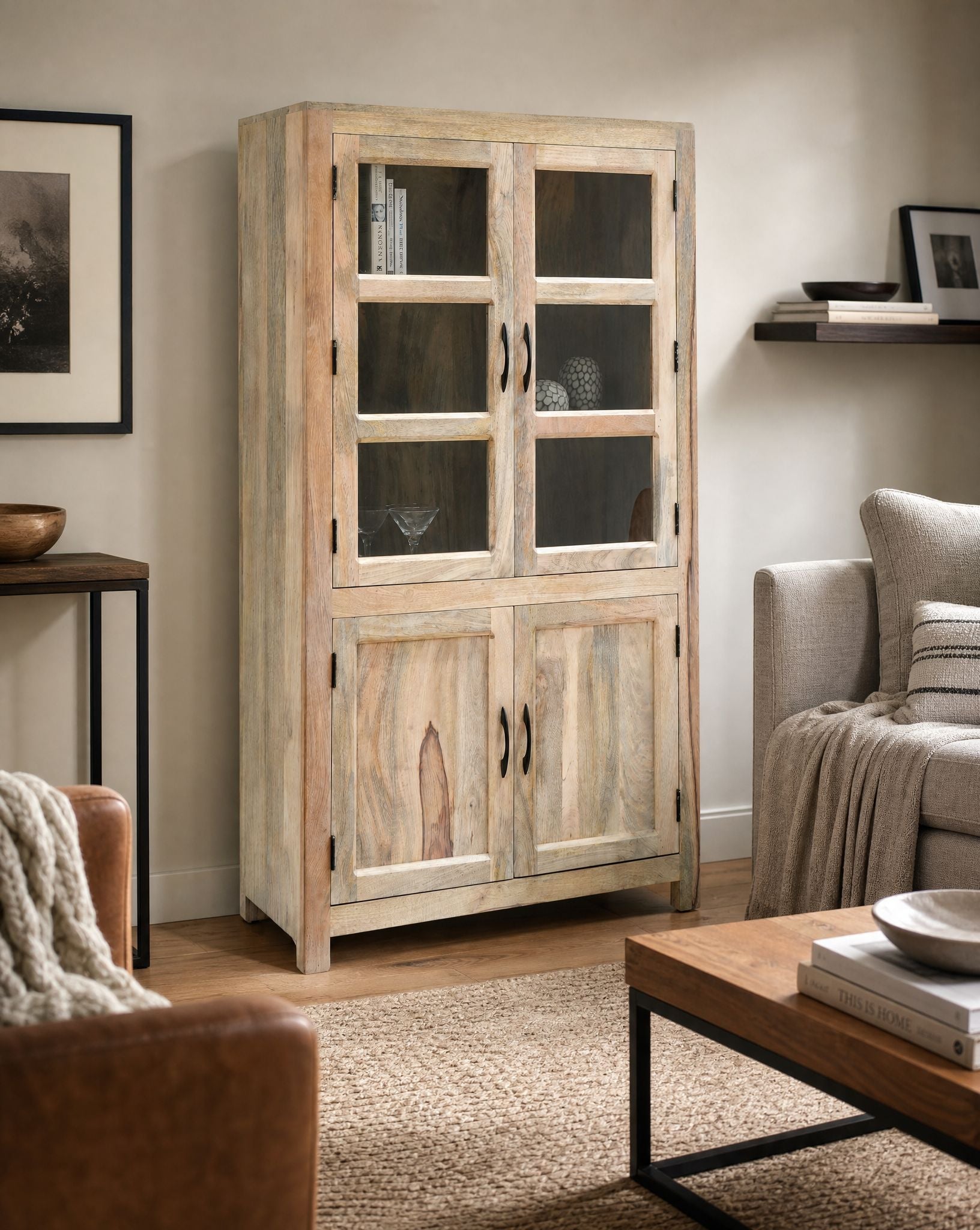 Valleria Mango wood Cabinet - Art and craft furniture
