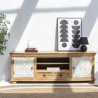 VANELLE WOODEN TV UNIT - Art and craft furniture