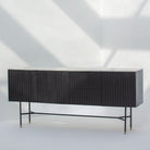 VANTA MARBLE TOP THREE DOOR SIDEBOARD - Art and craft furniture