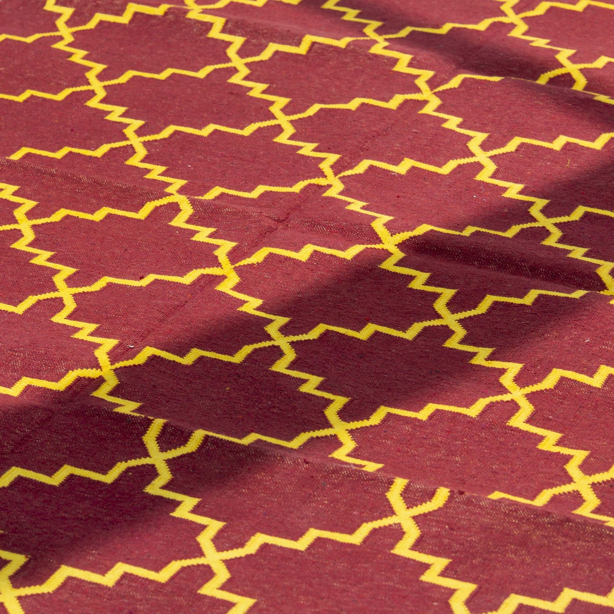 VASTRA HANDWOVEN COTTON RUG - Art and craft furniture